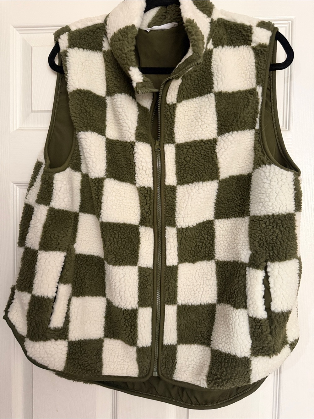 Shop Talulah checkerboard vest sz large